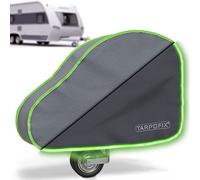 Tarpofix® Funda Caravana para Gancho de Remolque con Borde Reflectante - Funda para Caravana Universal para Gancho de Remolque con Cierre Doble Clic - Funda de Caravana para el Enganche de Remolque