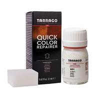 Tarrago | Quick Color 25 ml | Tinte Para Zapatos y Accesorios de Piel, Cuero Liso y Lona | Tintura de Secado Rápido Que Repara y Protege el Calzado de Pequeños Desgastes (Blanco 601)