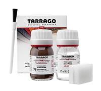 Tarrago | Self Shine Color Dye 25 ml Kit | Preparador para Cambiar el Color + Tinte Para Cuero y Lona de Secado Rápido Para Teñir Zapatos y Accesorios | Repara y Protege el Calzado (Marrón Medio 39)