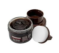 Tarrago | Self Shine Cream Kit 50 ml | Crema Nutritiva de Ceras Naturales Para Dar Brillo al Calzado de Piel, Cuero Liso, Natural o Sintético | Con Esponja Aplicadora (Marrón Medio 39)