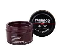Tarrago Shoe Cream - Betún para Zapatos de Cuero y Piel 50ml | Crema Zapatos Nutritiva con Cera de Abeja y Carnauba | Alta Cobertura y Brillo | Borgoña oscuro (26)