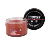 Tarrago Shoe Cream - Betún para Zapatos de Cuero y Piel 50ml | Crema Zapatos Nutritiva con Cera de Abeja y Carnauba | Alta Cobertura y Brillo | Marrón teja (10)