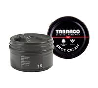 Tarrago Shoe Cream - Betún para Zapatos de Cuero y Piel 50ml | Crema Zapatos Nutritiva con Cera de Abeja y Carnauba | Alta Cobertura y Brillo | Gris oscuro (15)