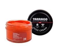 Tarrago Shoe Cream - Betún para Zapatos de Cuero y Piel 50ml | Crema Zapatos Nutritiva con Cera de Abeja y Carnauba | Alta Cobertura y Brillo | Naranja (28)