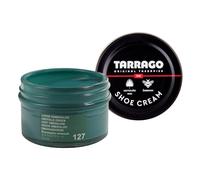 Tarrago Shoe Cream - Betún para Zapatos de Cuero y Piel 50ml | Crema Zapatos Nutritiva con Cera de Abeja y Carnauba | Alta Cobertura y Brillo | Verde esmeralda (127)