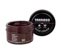 Tarrago Shoe Cream - Betún para Zapatos de Cuero y Piel 50ml | Crema Zapatos Nutritiva con Cera de Abeja y Carnauba | Alta Cobertura y Brillo | Caoba (50)