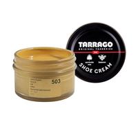 Tarrago Shoe Cream Metal - Betún para Zapatos de Cuero y Piel 50ml | Crema Zapatos Nutritiva con Cera de Abeja y Carnauba | Alta Cobertura y Brillo | Oro Puro (503)
