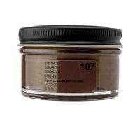 Tarrago Shoe Cream Metal - Betún para Zapatos de Cuero y Piel 50ml | Crema Zapatos Nutritiva con Cera de Abeja y Carnauba | Alta Cobertura y Brillo | Bronce (107)