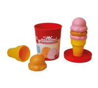 Tarrina de Helado de Juguete Oficial de Frigo Casdon (Fresa y Caramelo) | Conjunto de Juego de simulación para Sacar y Servir Bolas de Helado, Adecuado a Partir de los Dos años