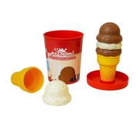 Tarrina de Helado de Juguete Oficial de Frigo Casdon (Vainilla y Chocolate) | Conjunto de Juego de simulación para Sacar y Servir Bolas de Helado, Adecuado a Partir de los Dos años