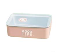 Tarrina Helado para acero Inoxidable Apilable 1Ud Tarrina Helado(Pink)