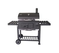Tarrington House Barbacoa de carbón con ruedas, acero/polipropano/hierro, 153 x 63 x 136 cm, negro