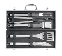 Tarrington House Set de Utensilios para Barbacoa, Acero Inoxidable, 5 Piezas