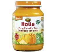 Tarrito ECO de calabaza y arroz +4 meses Holle, 190 g