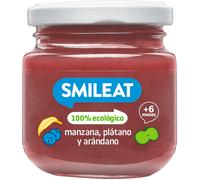 Tarrito Manzana, Plátano y Arándano 100% Ecológico +6 Meses 130 gr