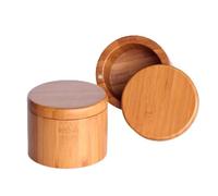 Tarro Agitador de Especias de Madera, Botella de Almacenamiento para Palillos de Dientes, Azúcar, Sal, Pimienta, Hierbas, Caja de Almacenamiento de Especias para Barbacoa con