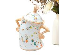 Tarro Con Actitud - Resina 15cm | Frascos Llenos De Actitud | Contenedor Caramelos Resina Manos En Caderas | Tarro Cintura Ancha Con Tapa Para Guardar Dulces, Snacks Y Decoración Divertida De Cocina O