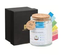 Tarro con versículos de la Biblia, 90 versículos de la Biblia en cristal, texto en inglés "Lies Me" Jar - Scripture Oración Tarjetas Esperanza Jar,Regalo cristiano para Pascua,Bautizo - Alemán
