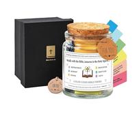 Tarro con versículos de la Biblia "Read Me When Bible Verses Jar for Emotions and Feelings,The Hope Jar Bible Verses with 90 Inspirational Scriptures,Christian Gifts for Friends and Lovers (B)