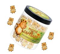 Tarro de afirmación de Capibara, tarro pensativo, tarjetas de afirmaciones positivas de Capibara, para padres, vecinos, parejas, hogar, vacaciones, Navidad, cumpleaños