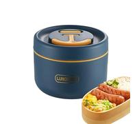 Tarro de alimentos aislado de acero inoxidable - al vacío de 650 ml, botella térmica portátil a prueba de fugas con amplia apertura | Custodio de comidas frescas para