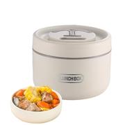 Tarro de alimentos aislado de acero inoxidable, contenedor de alimentos aislado de acero inoxidable | Tarro de contenedor de comida al vacío, de almacenamiento de alimentos de 650 ml escuela