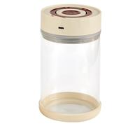 Tarro de almacenamiento al vacío con botella transparente que mantiene el café y el contenido seco para una larga duración, tarro de sellado eléctrico moderno para cocina