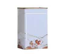 Tarro de almacenamiento de café, caja de té de metal, para té suelto, a prueba de olores, contenedores de hojalata, caja de almacenamiento, caja de regalo, contenedor de almacenamiento para el hogar