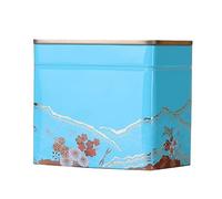 Tarro de almacenamiento de café, caja de té de metal, para té suelto, a prueba de olores, contenedores de hojalata, caja de almacenamiento, caja de regalo, contenedor de almacenamiento para el hogar