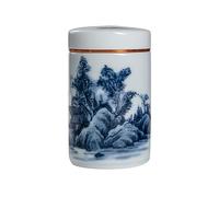 Tarro de almacenamiento de cocina Olla sellada Botella de cerámica almacenamiento Tetera fresca Grano café Caja casera vintage china Bote de té de cerámica