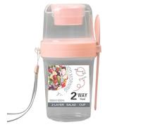 Tarro de avena durante la noche - Contenedor de pudín con de cobertura, taza de parfait reutilizable, taza de almacenamiento de cocina con tapa | Tarro de desayuno para avena, yogur, parfaits, ba