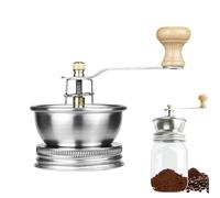 Tarro de café portátil de albañil, molinillo de café a mano con albañil tarro, rústico albañil tarro de café Grinder, Coffee Grinder for Fresh Ground Coffee, Mason Jar Coffee Grinder for Home Use