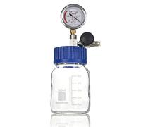 Tarro de cámara de desgasificación al vacío de 250-1000ml con calibre, eliminación eficiente de burbujas para resina de silicona Epoxy Lab Art Uso industrial, vidrio duradero construir sello hermético