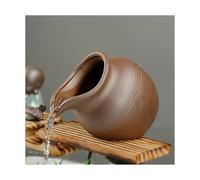 Tarro de cerámica para estanque, decoración de fuente de agua al aire libre, circulación automática, adornos de paisajismo para jardín, patio, balcón, estanques koi