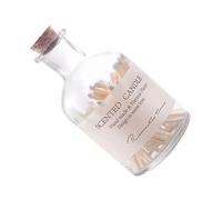 Tarro de Cerillas de Madera con Frasco de Vidrio, Blanco, 1 Set