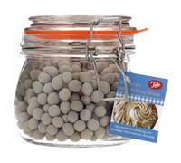 Tarro de Cristal con Bolitas de cerámica para horneado