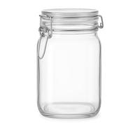 Tarro de Cristal Hermético 1.5L con Tapa y Cierre Metálico Bote de Vidrio para Almacenamiento de Alimentos Sin BPA Apto para Lavavajillas Multiusos para Cocina