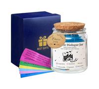 Tarro de diálogo para amantes de la película, 90 diálogos clásicos, perfecto para el día de la madre, elefante blanco, regalos de graduación, tarro de bendiciones de vidrio