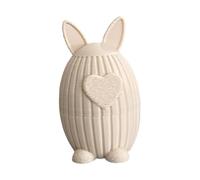 Tarro de dulces de conejo de Pascua, pequeño cuenco ideal para decoración del hogar, plato pequeño de Pascua, conies en forma de corazón, decoración de celebración