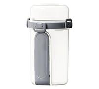 Tarro de ensalada - 200 ML Plus 610 ML contenedor de almacenamiento de alimentos a prueba de fugas, preparación de comidas portátil con cuchara tenedor organizador de bocadillos herméticos | Paquete