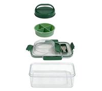 Tarro de ensalada, contenedor reutilizable a prueba de fugas con apertura lateral, recipiente de ensalada de cocina, para hombres y mujeres, interior, hogar, oficina, escuela, gimnasio, picnic