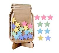 Tarro De Estrella Para Niños, 25 Tarros De Recompensa De Clase, Tarros De Recompensa Coloridos Para Niños, Tarro De Incentivos Motivacionales Para Niños, Sistema De Recompensa De Tarro De Estrella