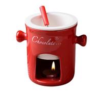 Tarro de fondue de chocolate, taza de fondue de chocolate | Caquelon de fondue de cerámica para derretir queso - Pequeños tarros de fondue para Navidad, inauguración de la casa, San Valentín