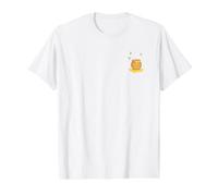 Tarro de Miel con Abejas Camiseta gráfica económica, Hombre, Blanco, M