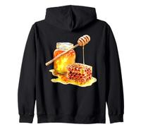 Tarro de Miel de Panal Sudadera con Capucha