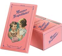 Tarro de obleas de crema de cacao con avellanas Manner Napolitaner Schitten 1898 Retro, paquete de regalo de 600 g