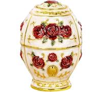 tarro de palillos, Caja de palillos europea, automática, tipo prensa, for mesa de centro o sala de estar (E)(Gold/red)