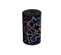 tarro de palillos, Caja for palillos de dientes retráctil creativa con diseño floral, ideal for viajes, uso diario y hogar(Black)