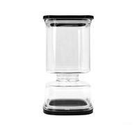 Tarro de plástico cuadrado de 1000 ml para fermentación casera de Kimchi con secciones separadas para evitar la cruz de los niveles de humedad (blanco)