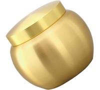 Tarro de polvo, tarro de ungüento, recipientes con tapa, lata de almacenamiento de bálsamo, recipiente de almacenamiento, tarro de té, tarro de sellado, recipiente de cobre, bote de polvo de cobre , b